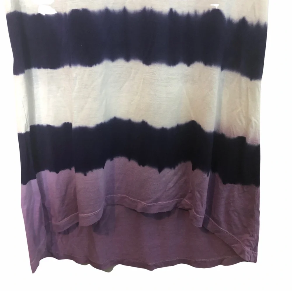 DESIGN HISTORY Tie Dye Hi-Lo Hem Viscose Tank Top